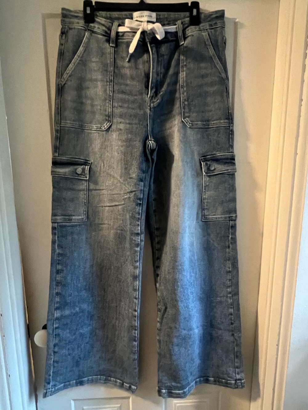 Risen Cargo Wide Leg  Jeans